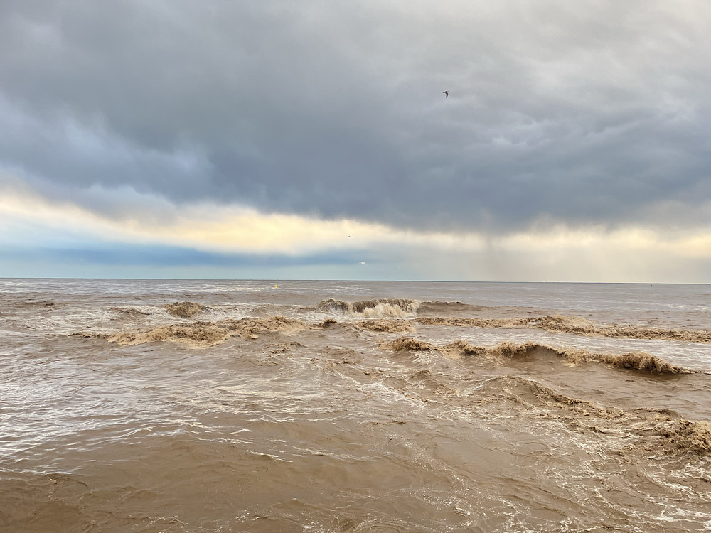 Where reinforced river fights the sea
