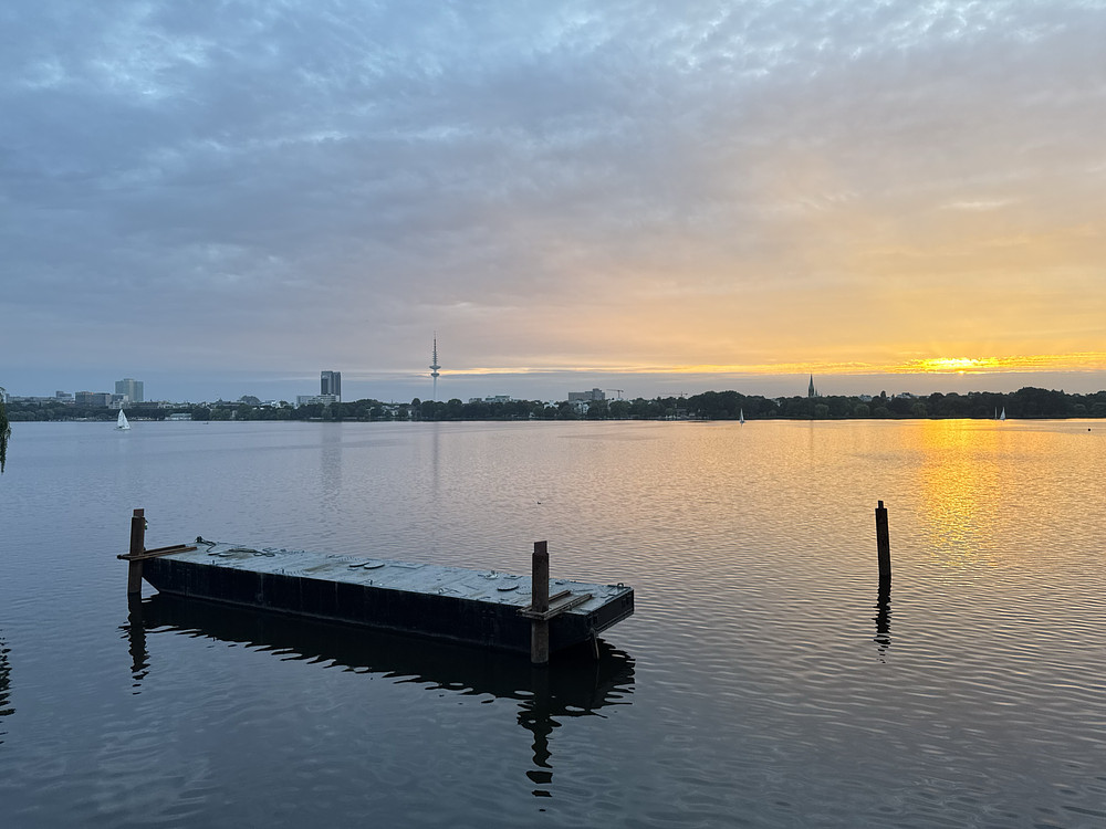 Sunset At Saturday