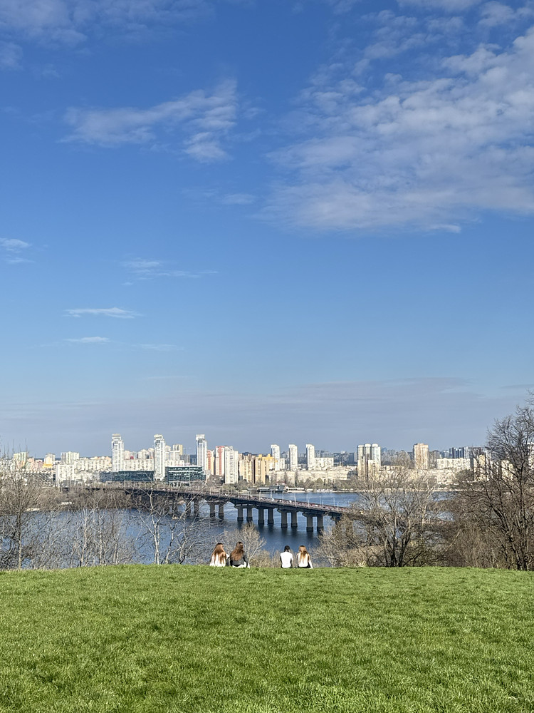 Left bank view