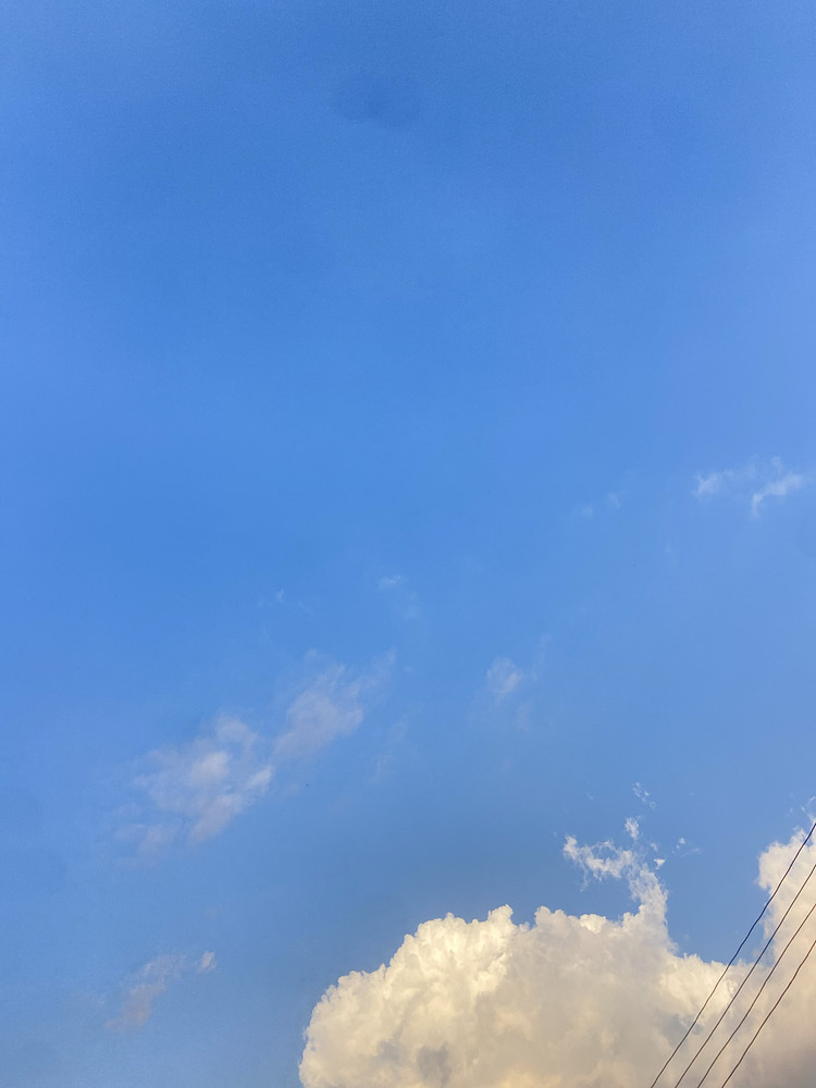 The sky 