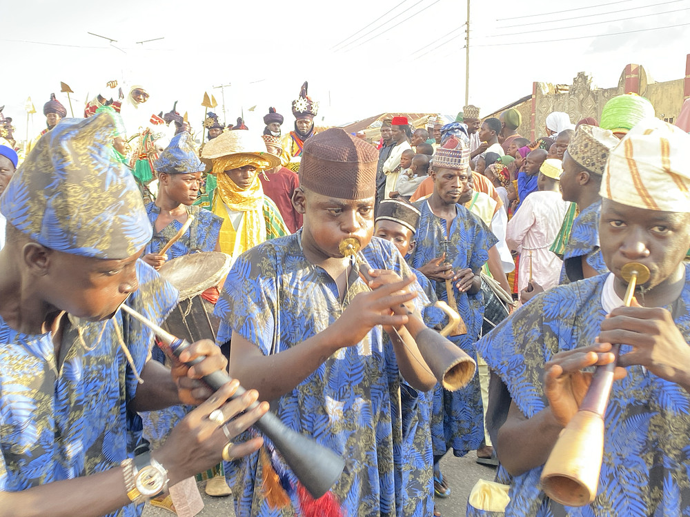 3 flutes-men at the durbar